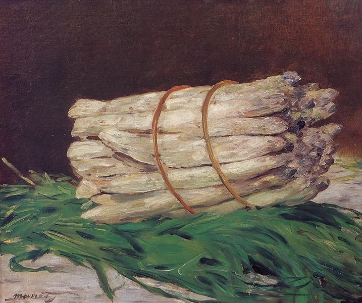 Édouard Manet, een bundel asperges (1880)