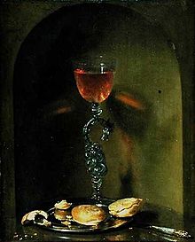 Isaac Luttichuys, Stilleven met brood en wijn