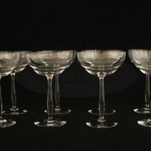 8 Champagnecoupes Model H, K.P.C. de Bazel